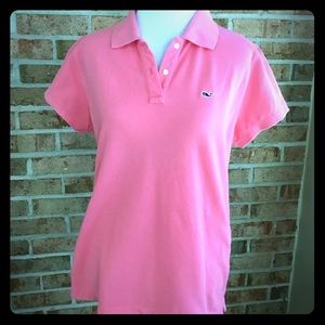 Vineyard Vines Pink Polo Shirt